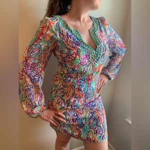 Lilly Pulitzer NWT Seamus Dress in Multi What A Catch size 12